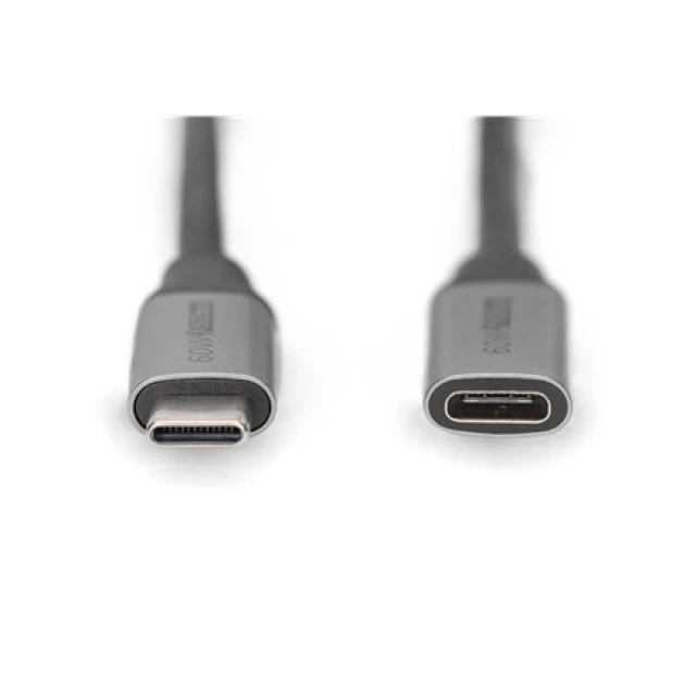 Удлинитель Digitus USB-C DB-300230-010-S 1 м Black (4016032481188)