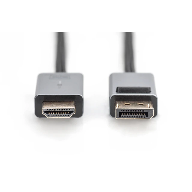 Кабель-адаптер Digitus DB-340202-018-S DisplayPort на HDMI Type A 4K 1.8 м Black (4016032481249)