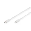 Кабель Digitus USB-C — Lightning 2 м White DB-600109-020-W (4016032481577)