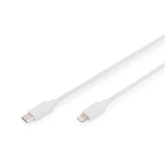 Кабель Digitus USB-C — Lightning 2 м White DB-600109-020-W (4016032481577)