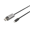 Кабель-адаптер Digitus DB-300334-020-S USB-C на DisplayPort 2 м Black (4016032483908)
