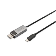 Кабель-адаптер Digitus DB-300334-020-S USB-C на DisplayPort 2 м Black (4016032483908)