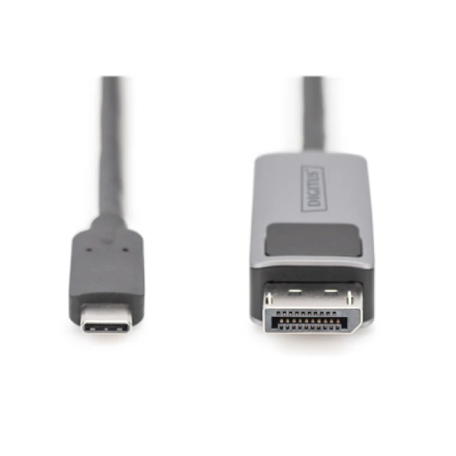 Кабель-адаптер Digitus DB-300334-020-S USB-C на DisplayPort 2 м Black (4016032483908)