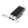 Мережева карта Digitus DN-10163 10 Гбіт/с Dual Port Ethernet PCIe X8 Intel X540 BT2 (4016032484950)