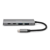 USB-хаб Digitus DA-70245 USB-C 4 порта 2x USB-A + 2x USB-C Gen2 (4016032485766)