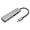 USB-хаб Digitus DA-70245 USB-C 4 порта 2x USB-A + 2x USB-C Gen2 (4016032485766)