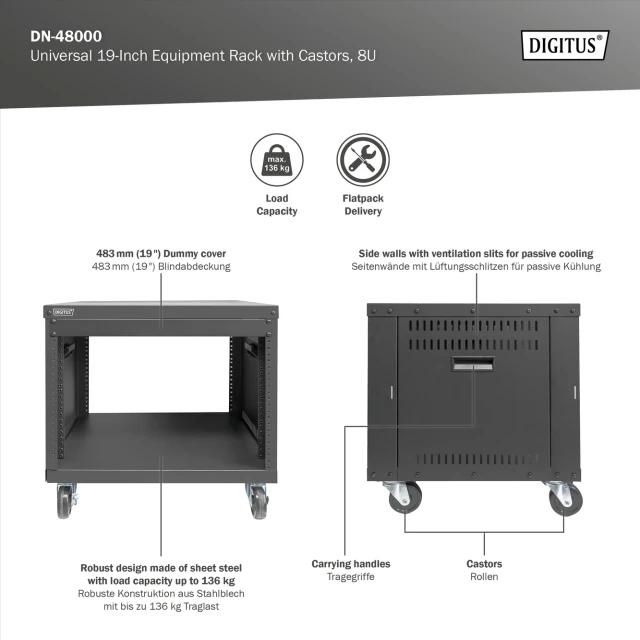 Серверна стійка Digitus DN-48000 19