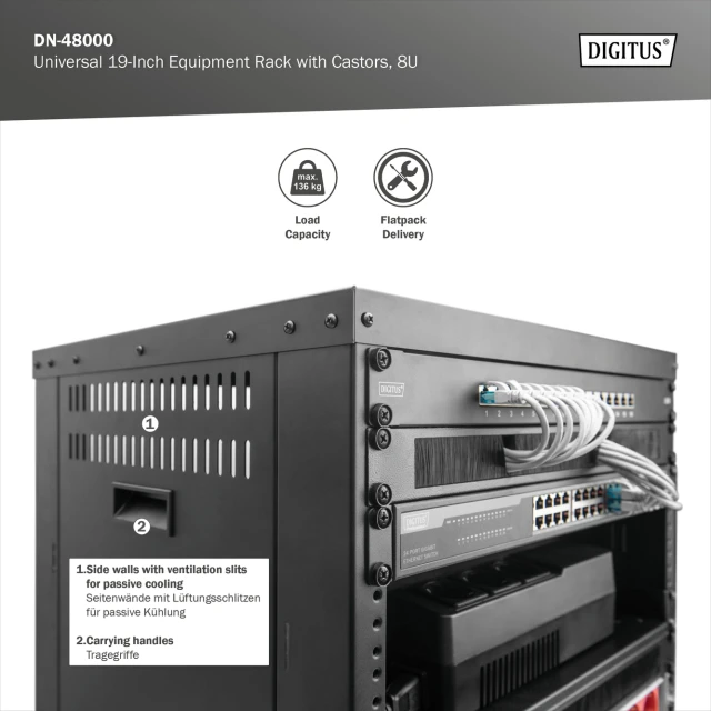 Серверна стійка Digitus DN-48000 19
