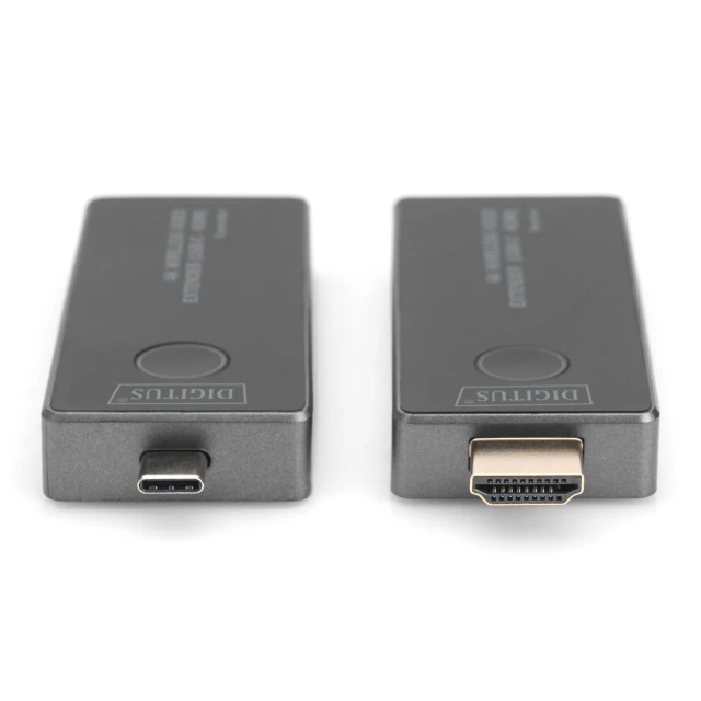 Бездротовий відеоекстендер Digitus DS-55324 4K USB-C - HDMI 30 м Black/Silver (4016032491200)