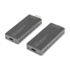 Бездротовий відеоекстендер Digitus DS-55324 4K USB-C - HDMI 30 м Black/Silver (4016032491200)