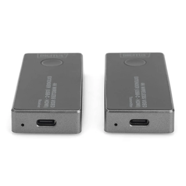 Бездротовий відеоекстендер Digitus DS-55324 4K USB-C - HDMI 30 м Black/Silver (4016032491200)