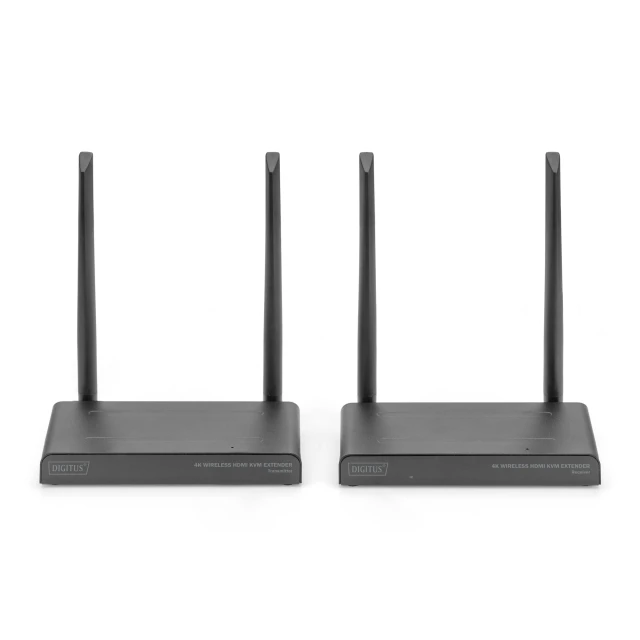 Бездротовий Digitus HDMI KVM екстендер DS-55328 4K 150 м Black (4016032491248)