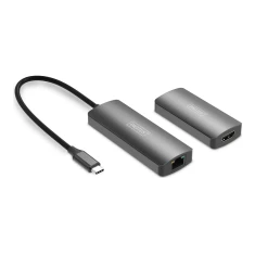 Відеоекстендер Digitus DS-55343 4K USB-C - HDMI 30 м Black (4016032495642)
