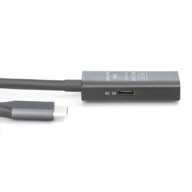 Кабель-удлинитель Digitus USB-C – USB-A активный USB 3.2 Gen1 5G (4016032497417)