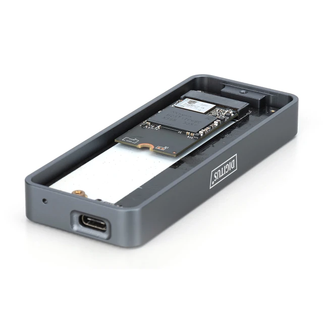 Зовнішній корпус Digitus для SSD M.2 NVMe USB 3.2 Gen2x2 20 Gbps (4016032497486)