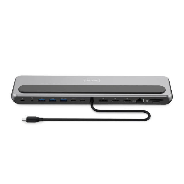 Док-станція Digitus USB-C 8K 12-портова (4016032502098)