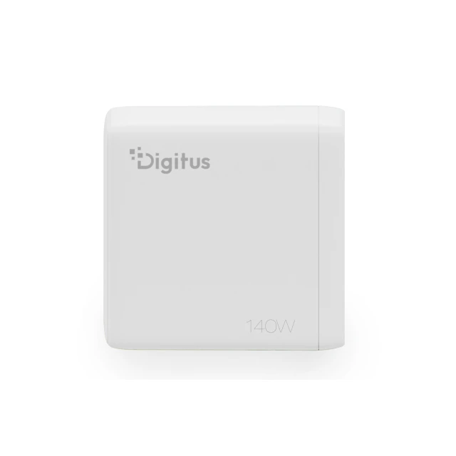 Мережевий зарядний пристрій Digitus GaN 140 Вт 3x USB-C + 1x USB-A White (4016032505853)