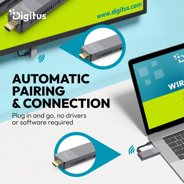 Бездротовий подовжувач Digitus HDMI DS-55359 4K 150 м (4016032507383)