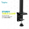 Настільна Digitus LED-лампа 80 см 2400 lm 16 Вт Black (4016032508380)