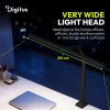 Настільна Digitus LED-лампа 80 см 2400 lm 16 Вт Black (4016032508380)