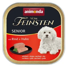 Влажный корм для собак Animonda Vom Feinsten Senior с говядиной и курицей 150 г (4017721823210)