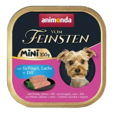 Влажный корм для собак Animonda Vom Feinsten Mini с птицей, лососем и укропом 100 г (4017721823586)