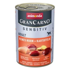 Влажный корм для собак Animonda GranCarno Sensitiv Adult с курицей и картофелем 400 г (4017721824118)
