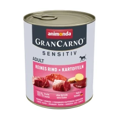 Влажный корм для собак Animonda GranCarno Sensitiv с говядиной и картофелем 800 г (4017721824170)