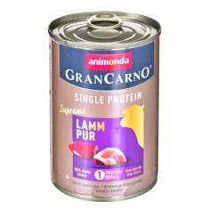Вологий корм для собак Animonda GranCarno Single Protein з ягням 400 г (4017721824286)