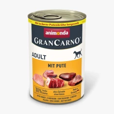 Влажный корм для собак Animonda GranCarno Adult с индейкой 400 г (4017721824804)