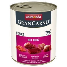 Влажный корм для собак Animonda GranCarno Adult с сердцем 800 г (4017721824828)