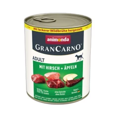 Влажный корм для собак Animonda GranCarno Adult с олениной и яблоком 800 г (4017721824842)