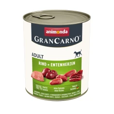 Влажный корм для собак Animonda Grancarno Adult с говядиной и утиными сердцами 400 г (4017721827461)