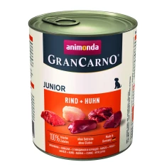 Вологий корм для собак Animonda GranCarno Junior з яловичиною та куркою 800 г (4017721827690)