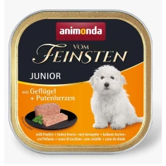 Влажный корм для щенков Animonda Vom Feinsten Junior с птицей и сердцем индейки 150 г (4017721829731)