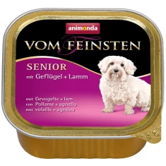 Влажный корм для собак Animonda Vom Feinsten Senior с птицей и ягненком 150 г (4017721829755)