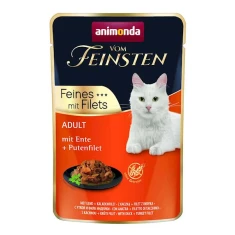 Пауч для кошек Animonda Vom Feinsten Adult с уткой и филе индейки 85 г (4017721830638)