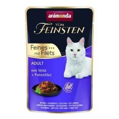 Пауч для кошек Animonda Vom Feinsten Adult с дичью и филе индейки 85 г (4017721830645)