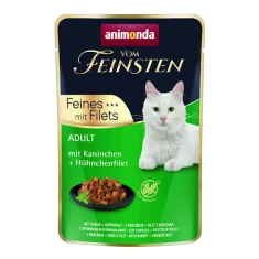 Пауч для кошек Animonda Vom Feinsten Adult с кроликом и филе курицы 85 г (4017721830652)