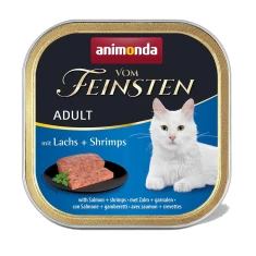 Влажный корм для кошек Animonda Vom Feinsten Classic с лососем и креветками 100 г (4017721832021)