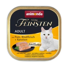 Влажный корм для кошек Animonda Vom Feinsten Classic с индейкой, говядиной и морковью 100 г (4017721832632)