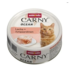 Вологий корм для котів Animonda Ocean з лососем та молодими сардинами 80 г (4017721832991)