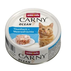 Вологий корм для котів Animonda Ocean з тунцем та морепродуктами 80 г (4017721833028)