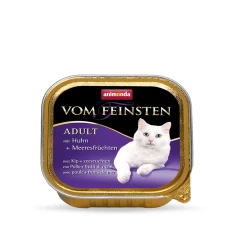 Влажный корм для кошек Animonda Vom Feinsten Adult с курицей и морепродуктами 100 г (4017721833066)