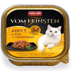 Влажный корм для кошек Animonda Vom Feinsten Classic с индейкой в томатном соусе 100 г (4017721833608)
