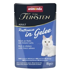 Влажный корм для кошек Animonda Vom Feinsten Raffinesse с курицей и лососем 85 г (4017721834049)