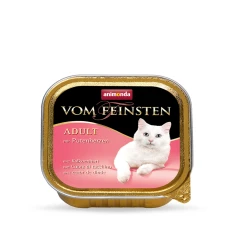 Вологий корм для котів Animonda Vom Feinsten Classic з серцями індички 100 г (4017721834384)