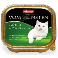 Влажный корм для кошек Animonda Vom Feinsten Classic с индейкой и кроликом 100 г (4017721834421)