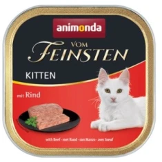 Вологий корм для кошенят Animonda Vom Feinsten Kitten з яловичиною 100 г (4017721834483)