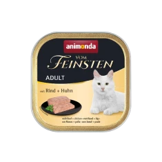 Вологий корм для котів Animonda animanda Adult з яловичиною і куркою 100 г (4017721834735)